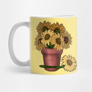 Potted Sunflowers Mug